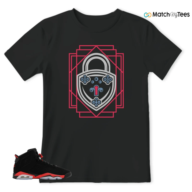 NIKE AIR JORDAN 6 REVERSE INFRARED SALESMAN SNEAKER Matching Tees t-shirt