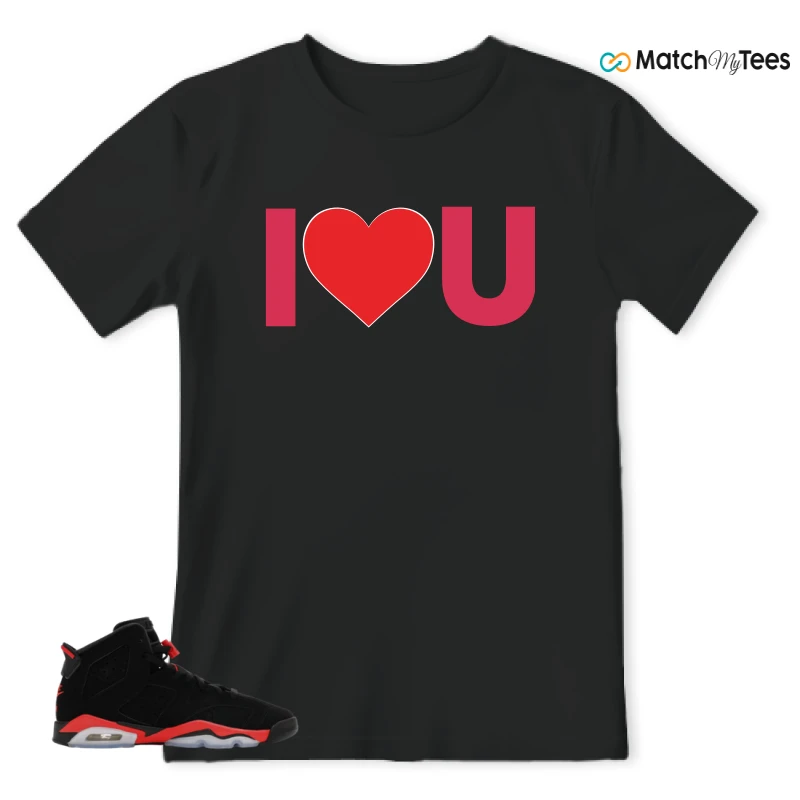 NIKE AIR JORDAN 6 REVERSE INFRARED SALESMAN SNEAKER Matching Tees t-shirt