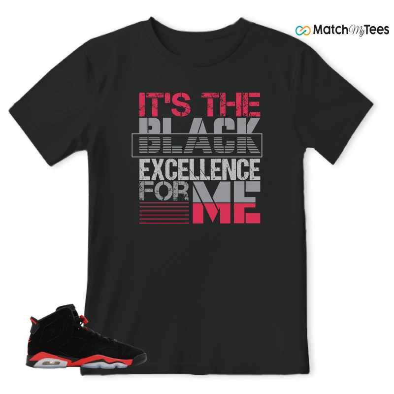 NIKE AIR JORDAN 6 REVERSE INFRARED SALESMAN SNEAKER Matching Tees t-shirt