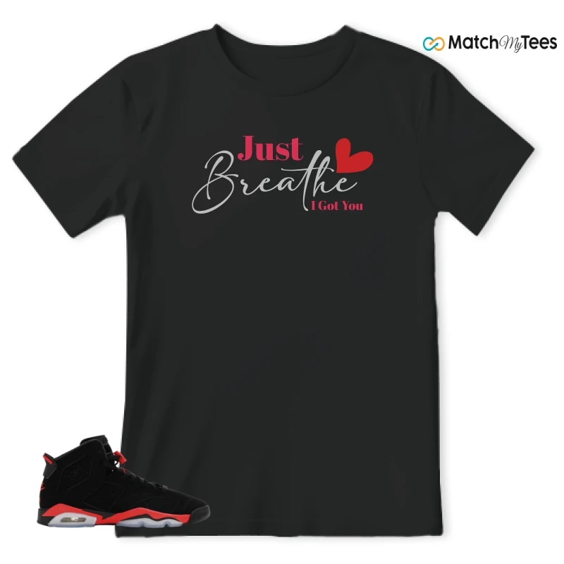 NIKE AIR JORDAN 6 REVERSE INFRARED SALESMAN SNEAKER Matching Tees t-shirt