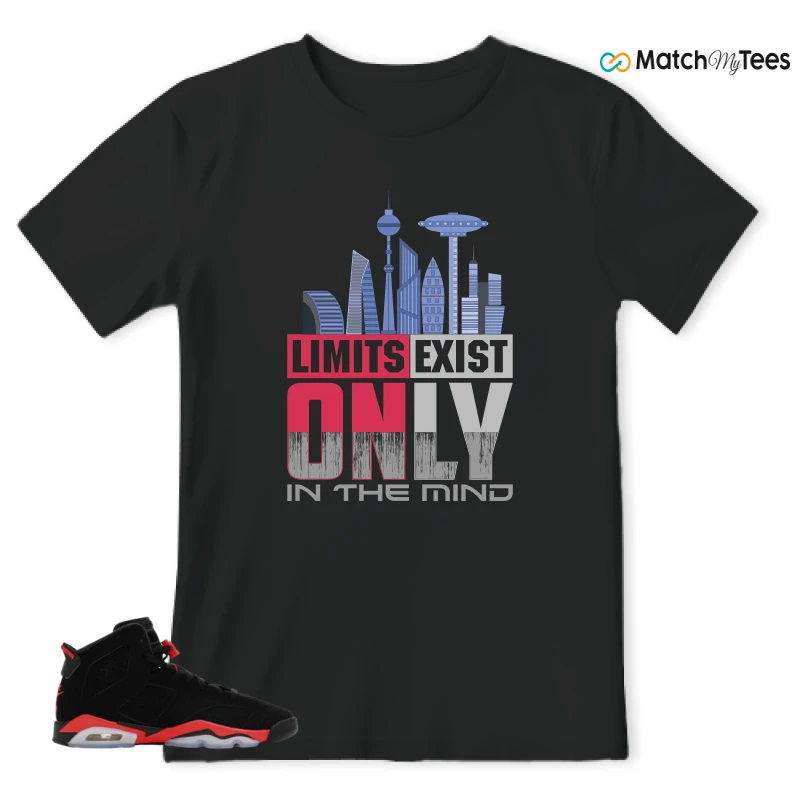 NIKE AIR JORDAN 6 REVERSE INFRARED SALESMAN SNEAKER Matching Tees t-shirt