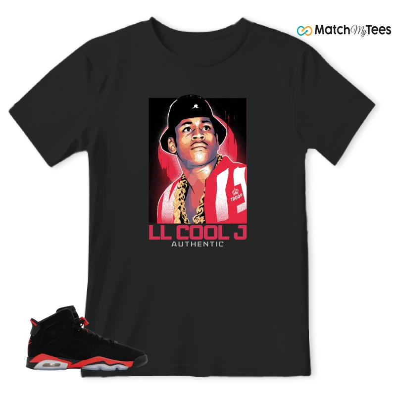 NIKE AIR JORDAN 6 REVERSE INFRARED SALESMAN SNEAKER Matching Tees t-shirt