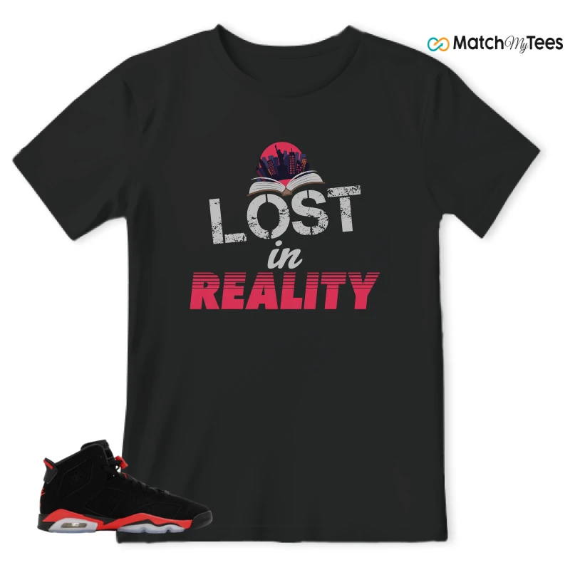 NIKE AIR JORDAN 6 REVERSE INFRARED SALESMAN SNEAKER Matching Tees t-shirt