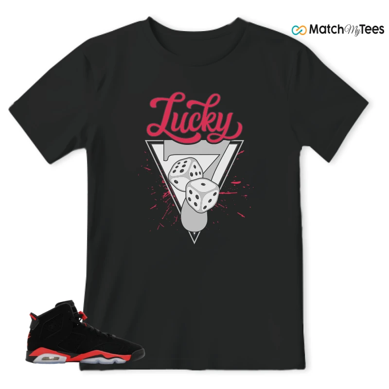 NIKE AIR JORDAN 6 REVERSE INFRARED SALESMAN SNEAKER Matching Tees t-shirt