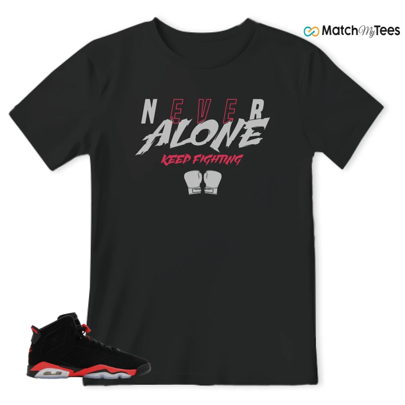 NIKE AIR JORDAN 6 REVERSE INFRARED SALESMAN SNEAKER Matching Tees t-shirt