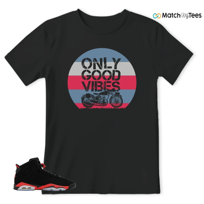 NIKE AIR JORDAN 6 REVERSE INFRARED SALESMAN SNEAKER Matching Tees t-shirt