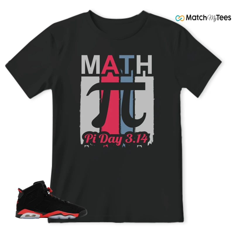 NIKE AIR JORDAN 6 REVERSE INFRARED SALESMAN SNEAKER Matching Tees t-shirt