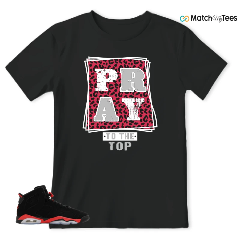 NIKE AIR JORDAN 6 REVERSE INFRARED SALESMAN SNEAKER Matching Tees t-shirt