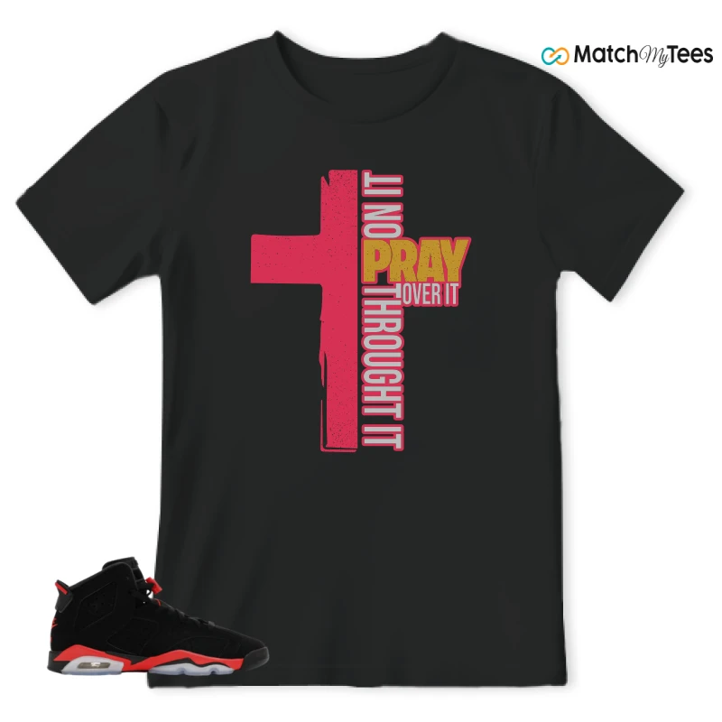 NIKE AIR JORDAN 6 REVERSE INFRARED SALESMAN SNEAKER Matching Tees t-shirt
