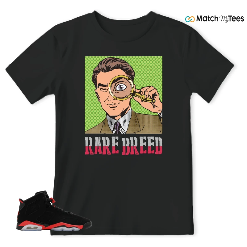 NIKE AIR JORDAN 6 REVERSE INFRARED SALESMAN SNEAKER Matching Tees t-shirt