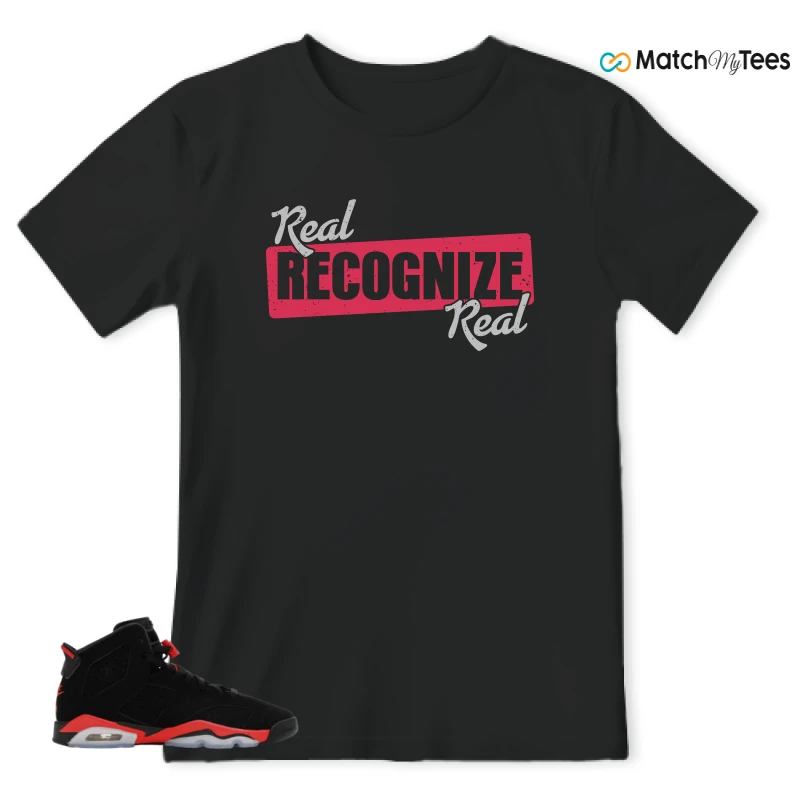 NIKE AIR JORDAN 6 REVERSE INFRARED SALESMAN SNEAKER Matching Tees t-shirt