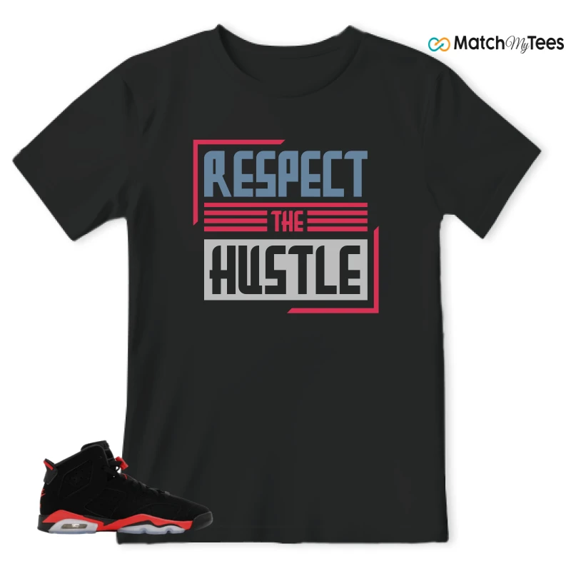 NIKE AIR JORDAN 6 REVERSE INFRARED SALESMAN SNEAKER Matching Tees t-shirt