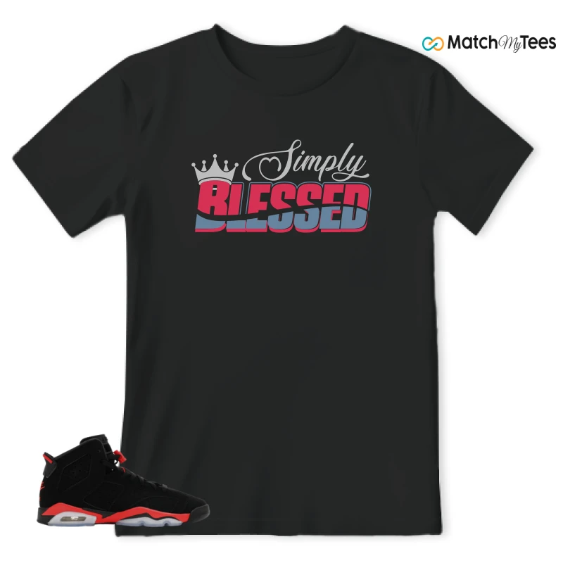 NIKE AIR JORDAN 6 REVERSE INFRARED SALESMAN SNEAKER Matching Tees t-shirt