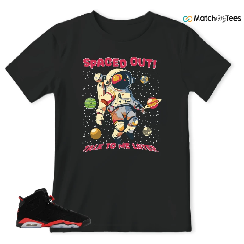 NIKE AIR JORDAN 6 REVERSE INFRARED SALESMAN SNEAKER Matching Tees t-shirt
