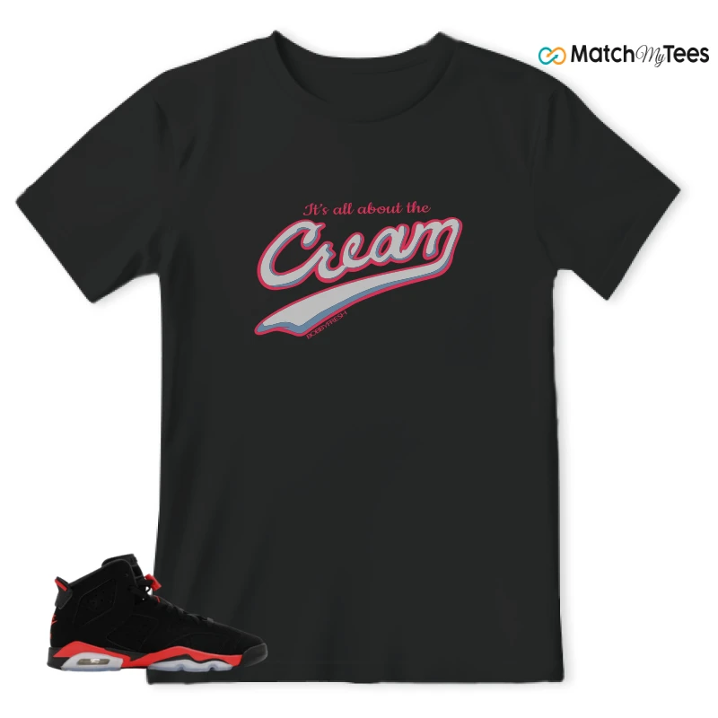NIKE AIR JORDAN 6 REVERSE INFRARED SALESMAN SNEAKER Matching Tees t-shirt