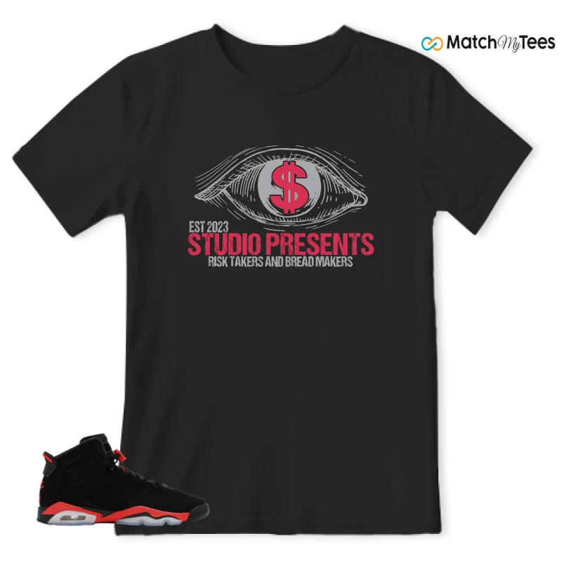 NIKE AIR JORDAN 6 REVERSE INFRARED SALESMAN SNEAKER Matching Tees t-shirt