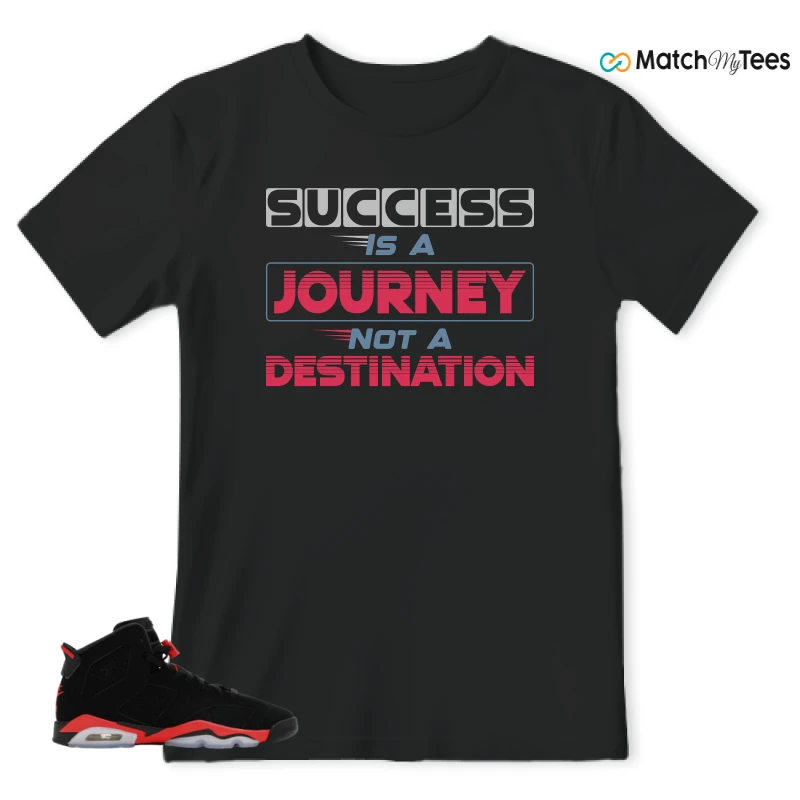NIKE AIR JORDAN 6 REVERSE INFRARED SALESMAN SNEAKER Matching Tees t-shirt