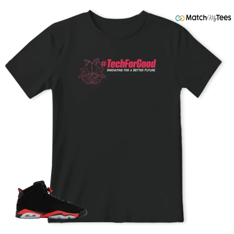 NIKE AIR JORDAN 6 REVERSE INFRARED SALESMAN SNEAKER Matching Tees t-shirt
