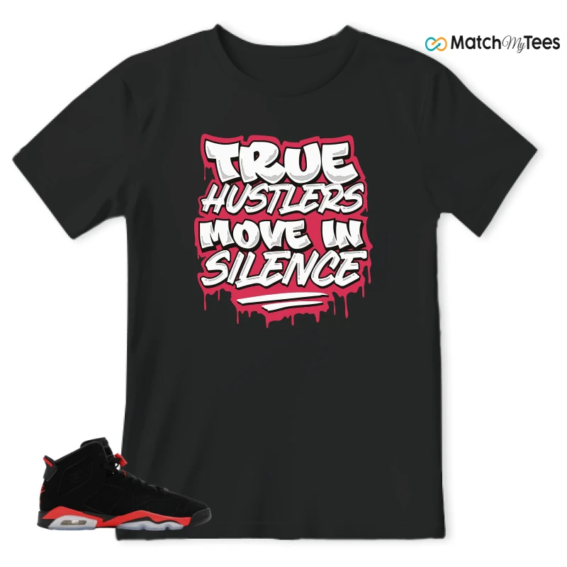 NIKE AIR JORDAN 6 REVERSE INFRARED SALESMAN SNEAKER Matching Tees t-shirt