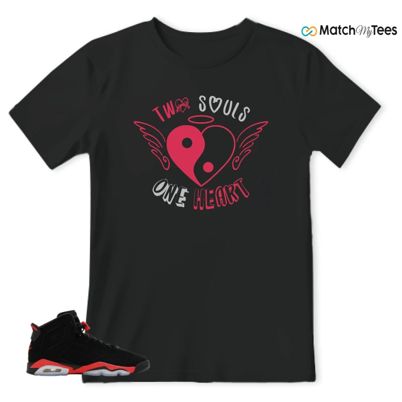 NIKE AIR JORDAN 6 REVERSE INFRARED SALESMAN SNEAKER Matching Tees t-shirt