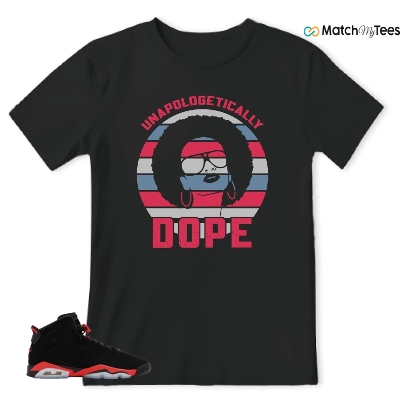 NIKE AIR JORDAN 6 REVERSE INFRARED SALESMAN SNEAKER Matching Tees t-shirt