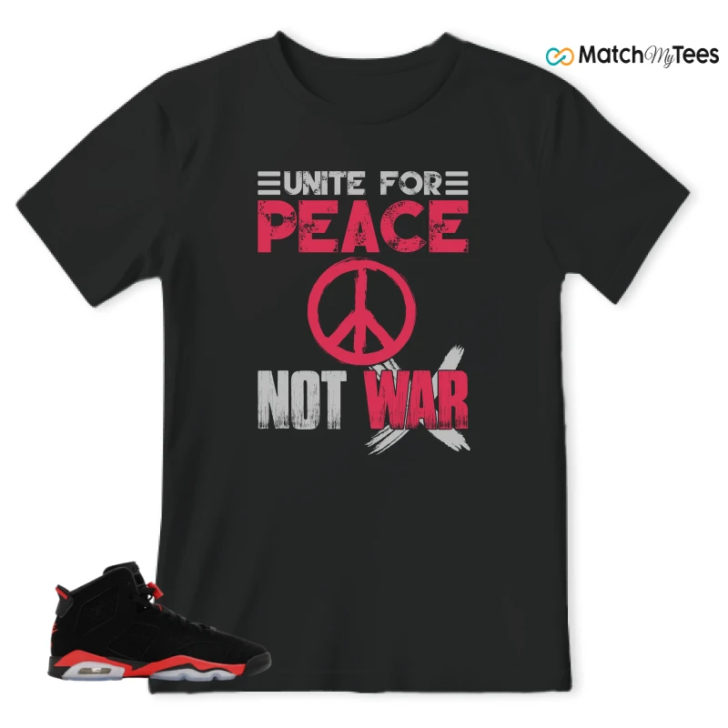 NIKE AIR JORDAN 6 REVERSE INFRARED SALESMAN SNEAKER Matching Tees t-shirt