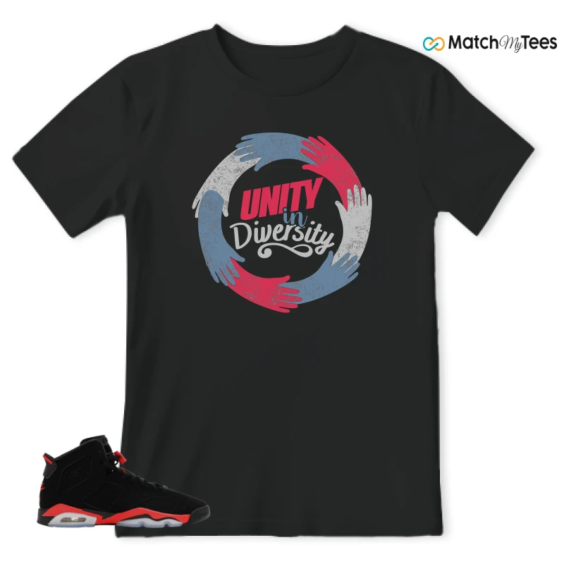 NIKE AIR JORDAN 6 REVERSE INFRARED SALESMAN SNEAKER Matching Tees t-shirt