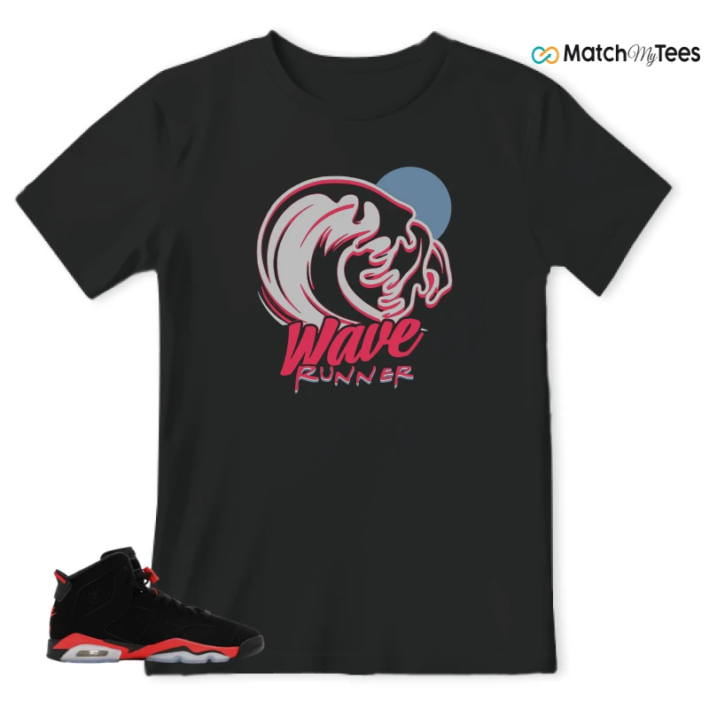 NIKE AIR JORDAN 6 REVERSE INFRARED SALESMAN SNEAKER Matching Tees t-shirt