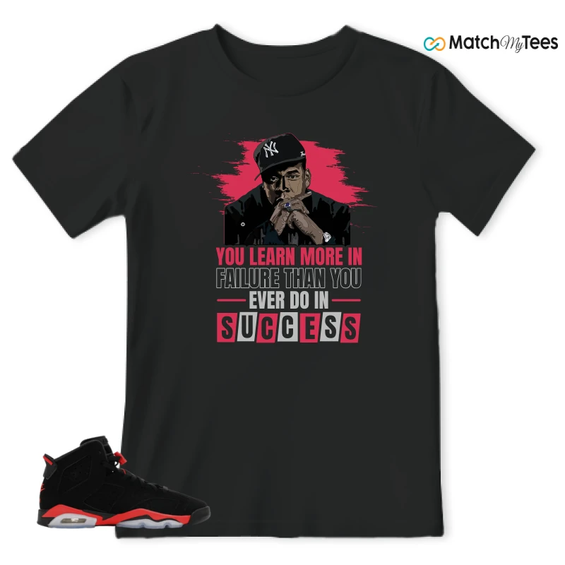 NIKE AIR JORDAN 6 REVERSE INFRARED SALESMAN SNEAKER Matching Tees t-shirt