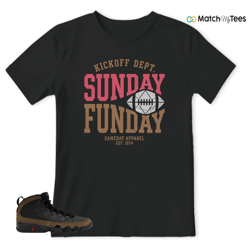 NIKE AIR JORDAN 9 OLIVE SNEAKER Matching Tees t-shirt