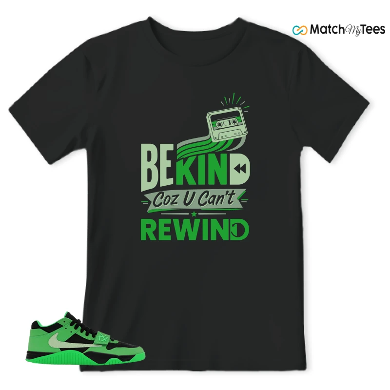 NIKE AIR JORDAN JUMPMAN JACK TR GREEN SPARK SNEAKER Matching Tees t-shirt