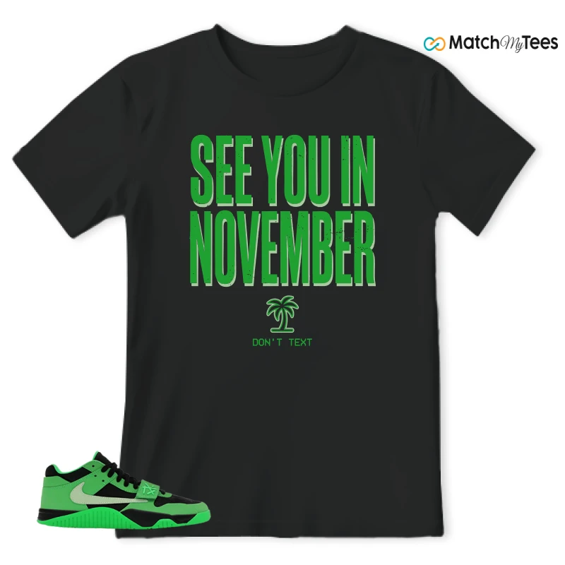 NIKE AIR JORDAN JUMPMAN JACK TR GREEN SPARK SNEAKER Matching Tees t-shirt