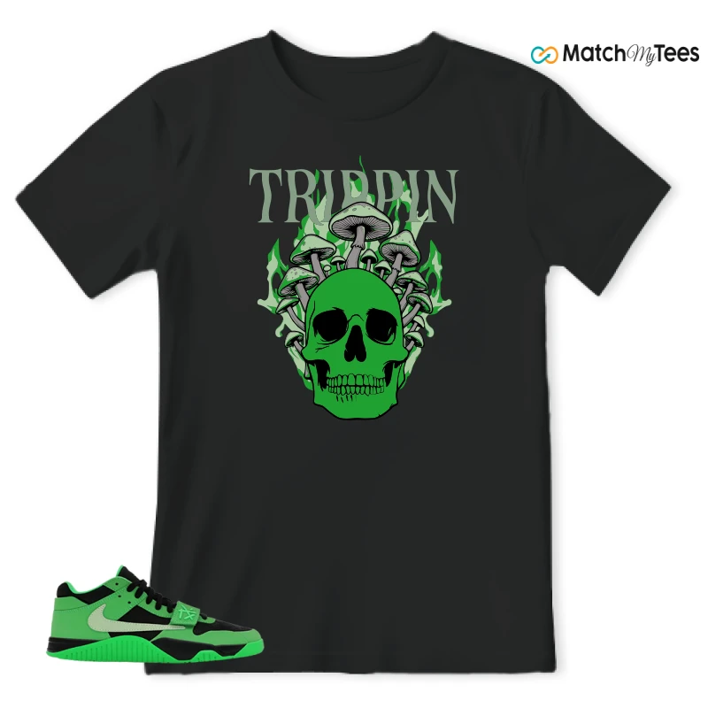 NIKE AIR JORDAN JUMPMAN JACK TR GREEN SPARK SNEAKER Matching Tees t-shirt