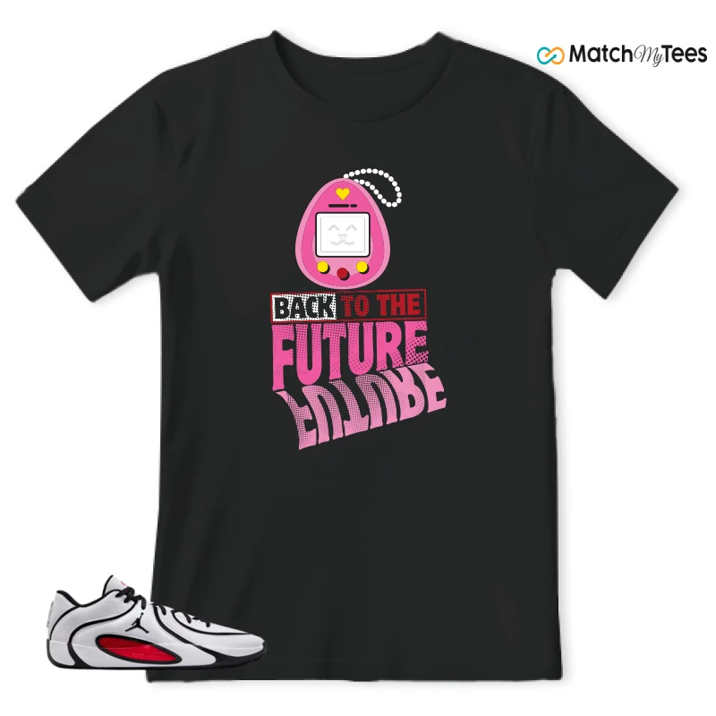 NIKE AIR JORDAN TATUM 4 WHITE UNIVERSITY RED SNEAKER Matching Tees t-shirt