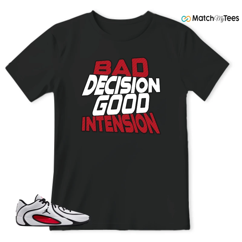 NIKE AIR JORDAN TATUM 4 WHITE UNIVERSITY RED SNEAKER Matching Tees t-shirt