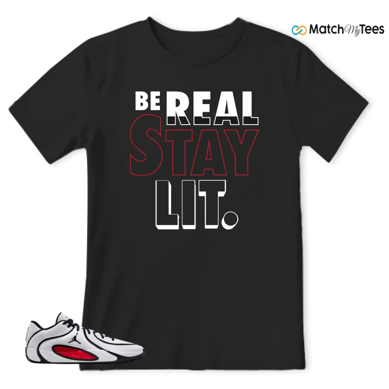NIKE AIR JORDAN TATUM 4 WHITE UNIVERSITY RED SNEAKER Matching Tees t-shirt