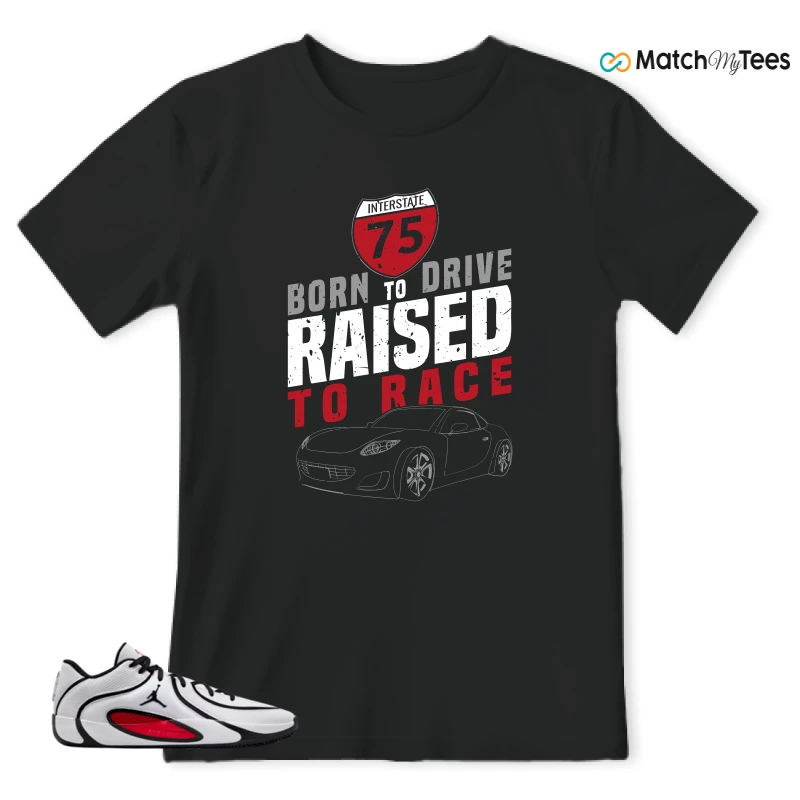 NIKE AIR JORDAN TATUM 4 WHITE UNIVERSITY RED SNEAKER Matching Tees t-shirt