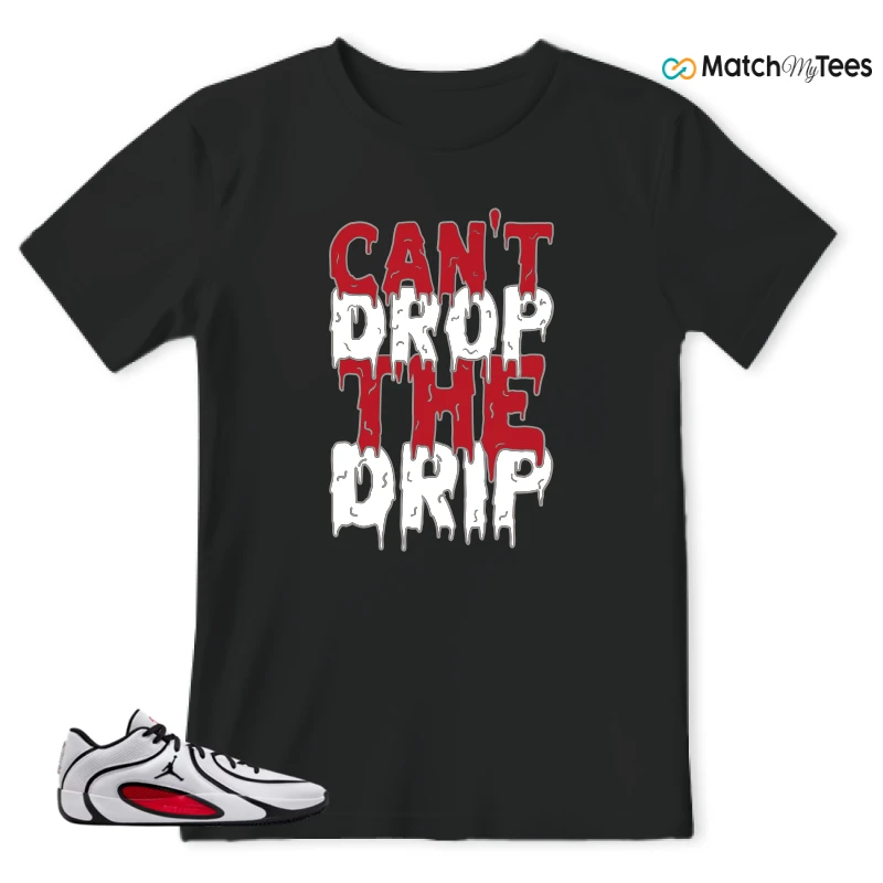 NIKE AIR JORDAN TATUM 4 WHITE UNIVERSITY RED SNEAKER Matching Tees t-shirt
