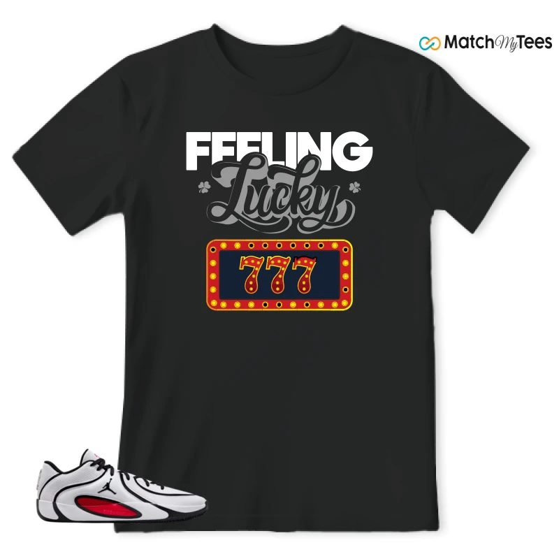 NIKE AIR JORDAN TATUM 4 WHITE UNIVERSITY RED SNEAKER Matching Tees t-shirt