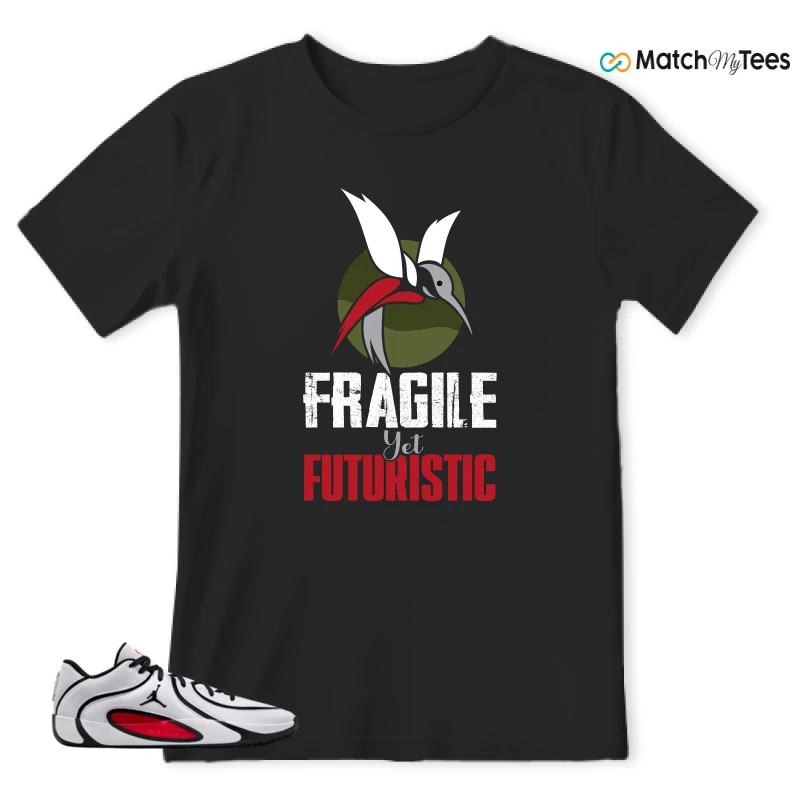 NIKE AIR JORDAN TATUM 4 WHITE UNIVERSITY RED SNEAKER Matching Tees t-shirt