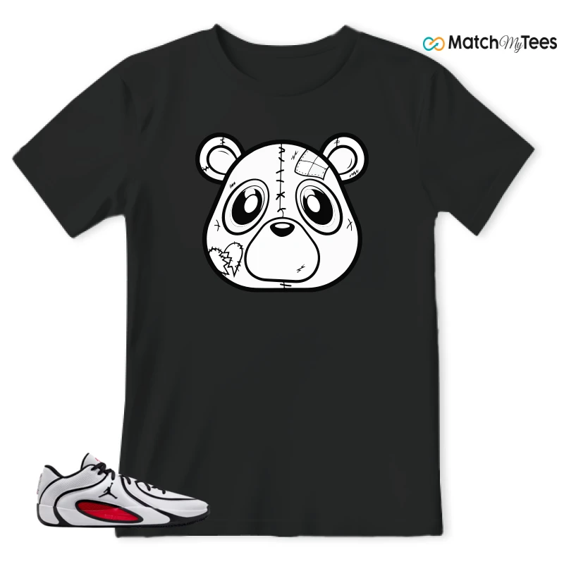NIKE AIR JORDAN TATUM 4 WHITE UNIVERSITY RED SNEAKER Matching Tees t-shirt