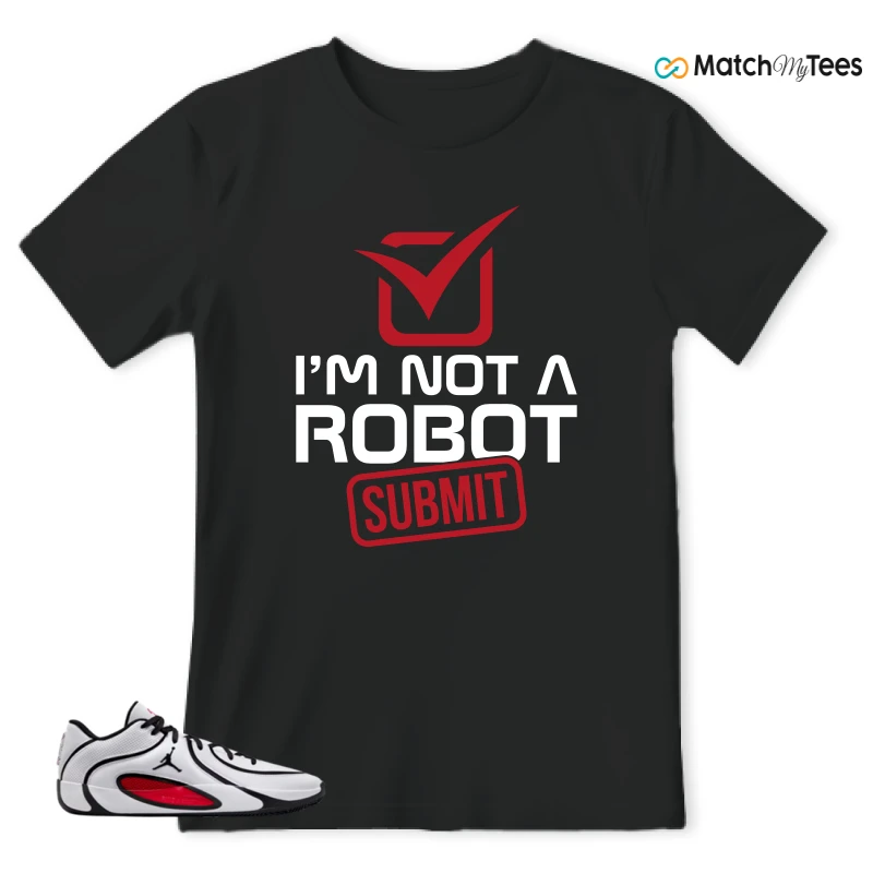 NIKE AIR JORDAN TATUM 4 WHITE UNIVERSITY RED SNEAKER Matching Tees t-shirt