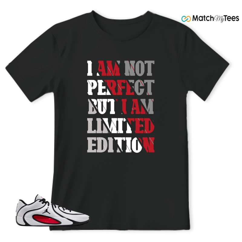 NIKE AIR JORDAN TATUM 4 WHITE UNIVERSITY RED SNEAKER Matching Tees t-shirt