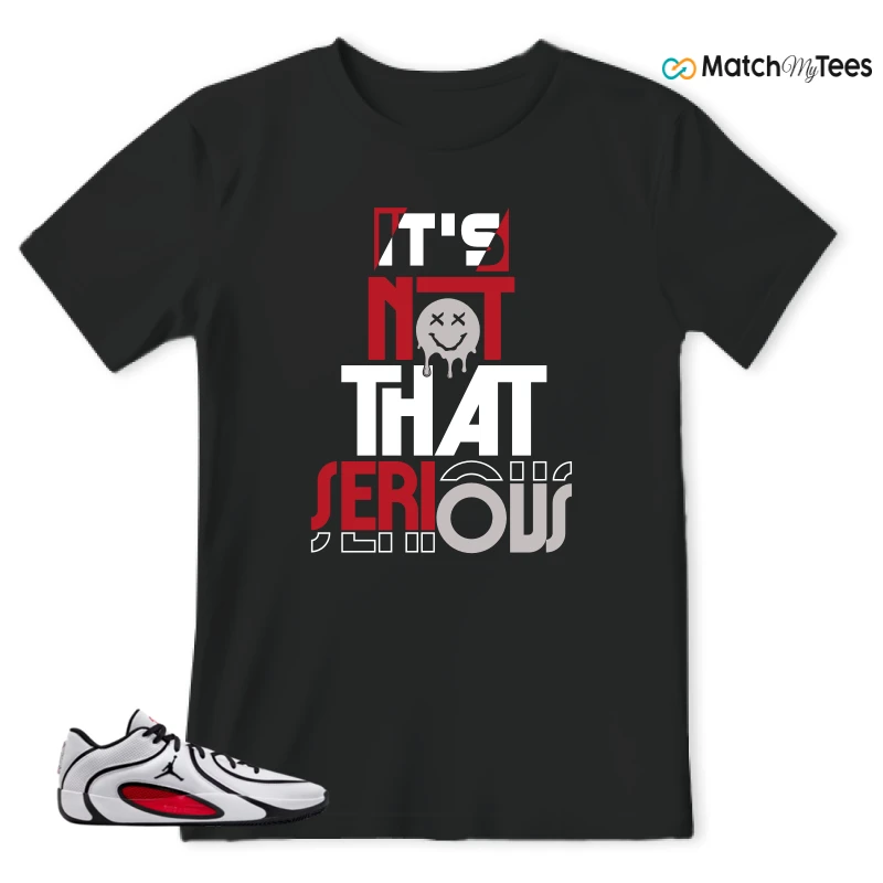 NIKE AIR JORDAN TATUM 4 WHITE UNIVERSITY RED SNEAKER Matching Tees t-shirt