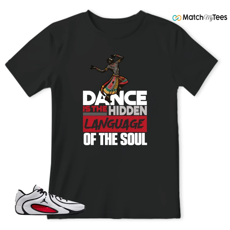NIKE AIR JORDAN TATUM 4 WHITE UNIVERSITY RED SNEAKER Matching Tees t-shirt
