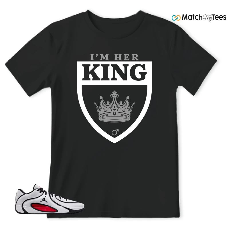 NIKE AIR JORDAN TATUM 4 WHITE UNIVERSITY RED SNEAKER Matching Tees t-shirt