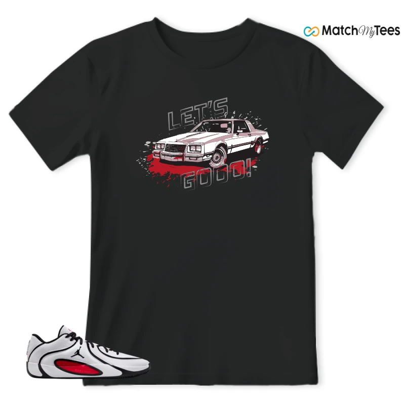 NIKE AIR JORDAN TATUM 4 WHITE UNIVERSITY RED SNEAKER Matching Tees t-shirt