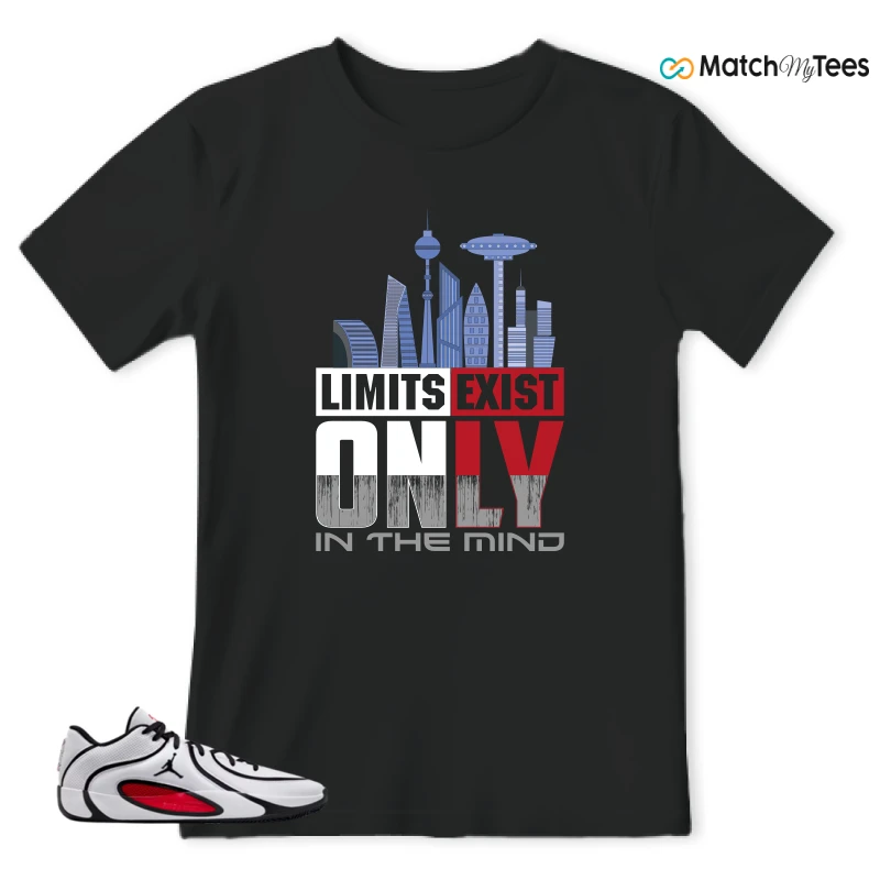 NIKE AIR JORDAN TATUM 4 WHITE UNIVERSITY RED SNEAKER Matching Tees t-shirt