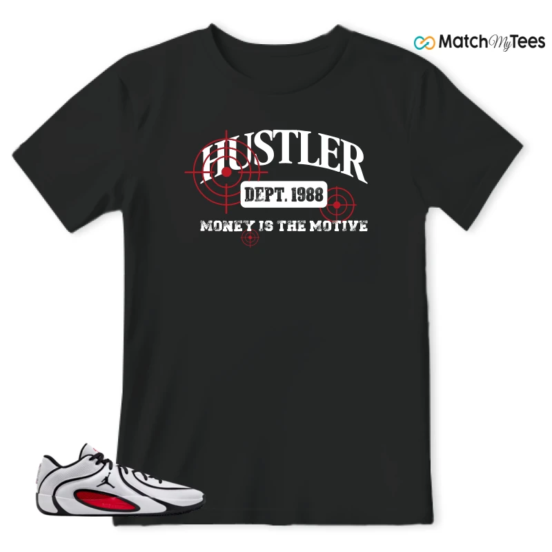 NIKE AIR JORDAN TATUM 4 WHITE UNIVERSITY RED SNEAKER Matching Tees t-shirt