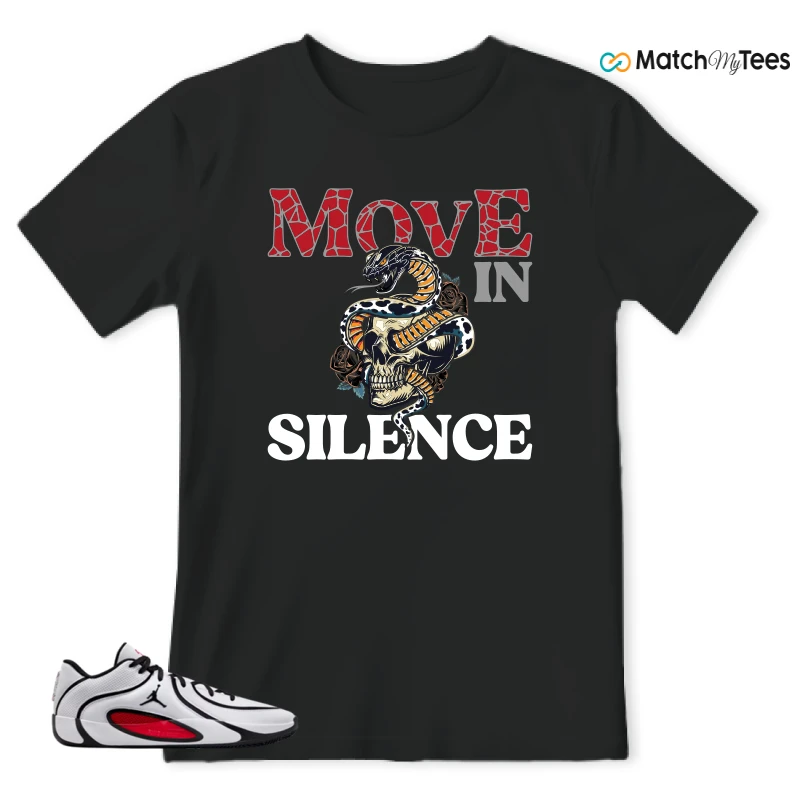 NIKE AIR JORDAN TATUM 4 WHITE UNIVERSITY RED SNEAKER Matching Tees t-shirt
